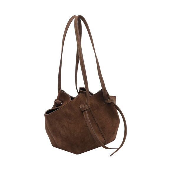 Yuzefi Women Suede Mochi Shoulder Bag - Picture 2 of 4